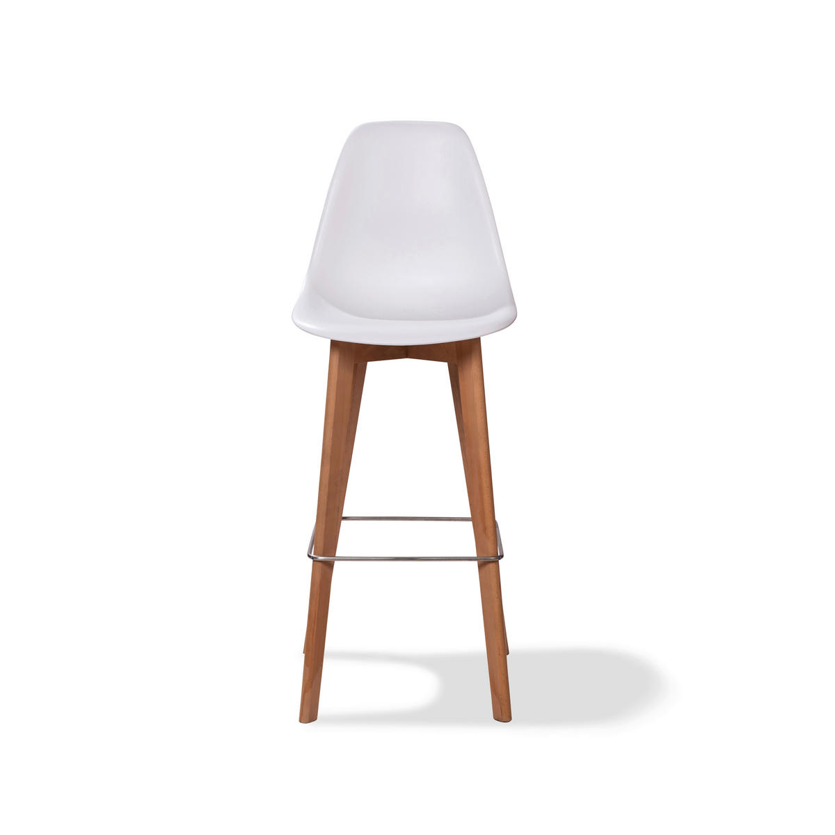 BARHOCKER-SET in Weiß  - Weiß, MODERN, Kunststoff/Metall (47/119/53cm) - MID.YOU