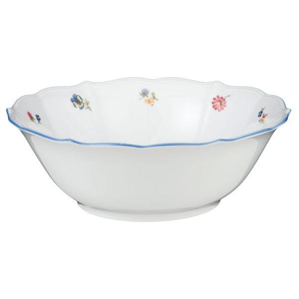 Schüssel Aus Keramik Weiß/ Blau Sonate D/h: Ca. 24/7 Cm