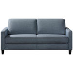 SCHLAFSOFA Webstoff Blau, Grau  - Blau/Schwarz, Design, Holz/Textil (184/87/102cm) - Dieter Knoll