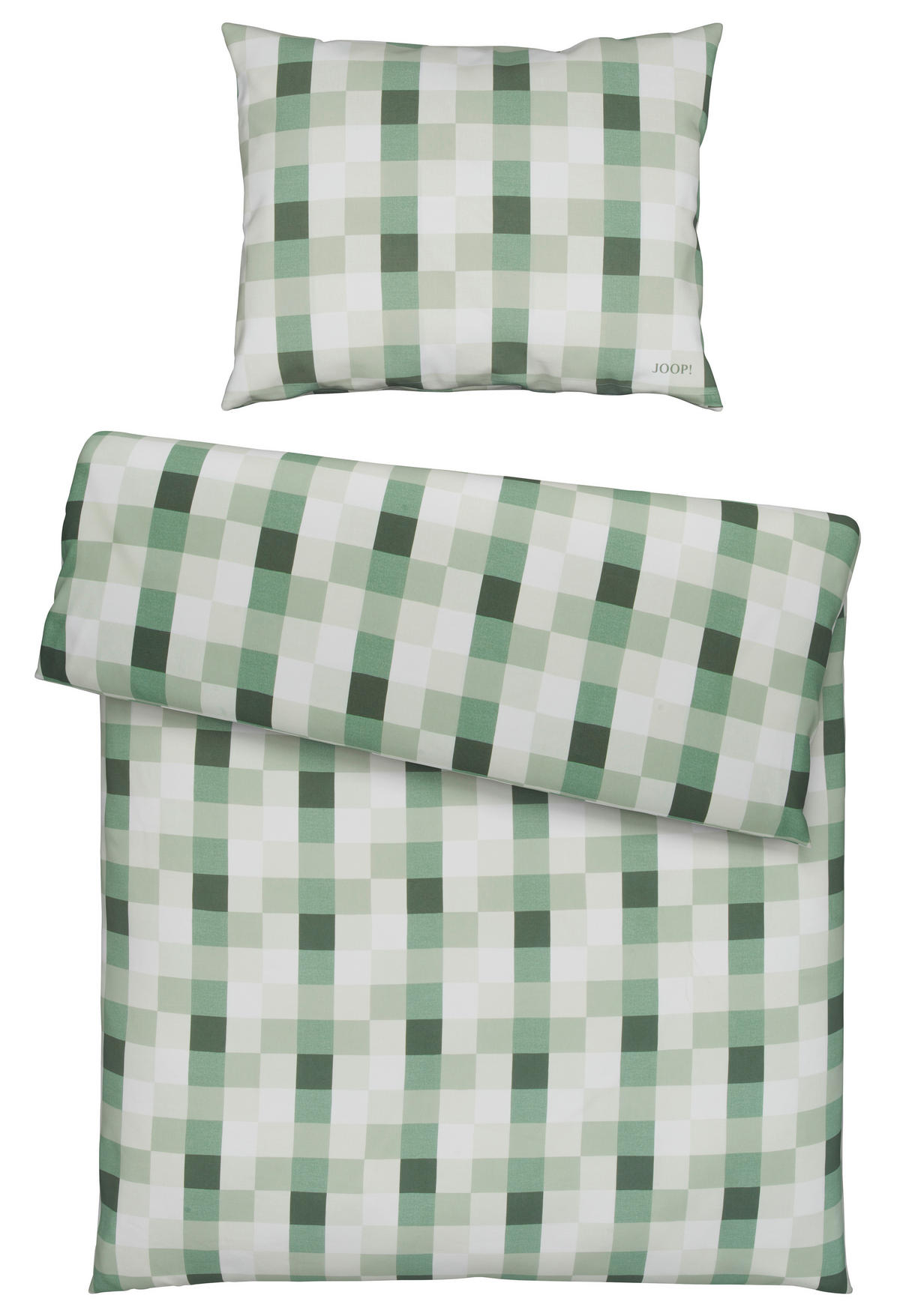 ÁGYNEMŰHUZAT-GARNITÚRA 140/200 cm  - zöld, Basics, textil (140/200cm) - Joop!