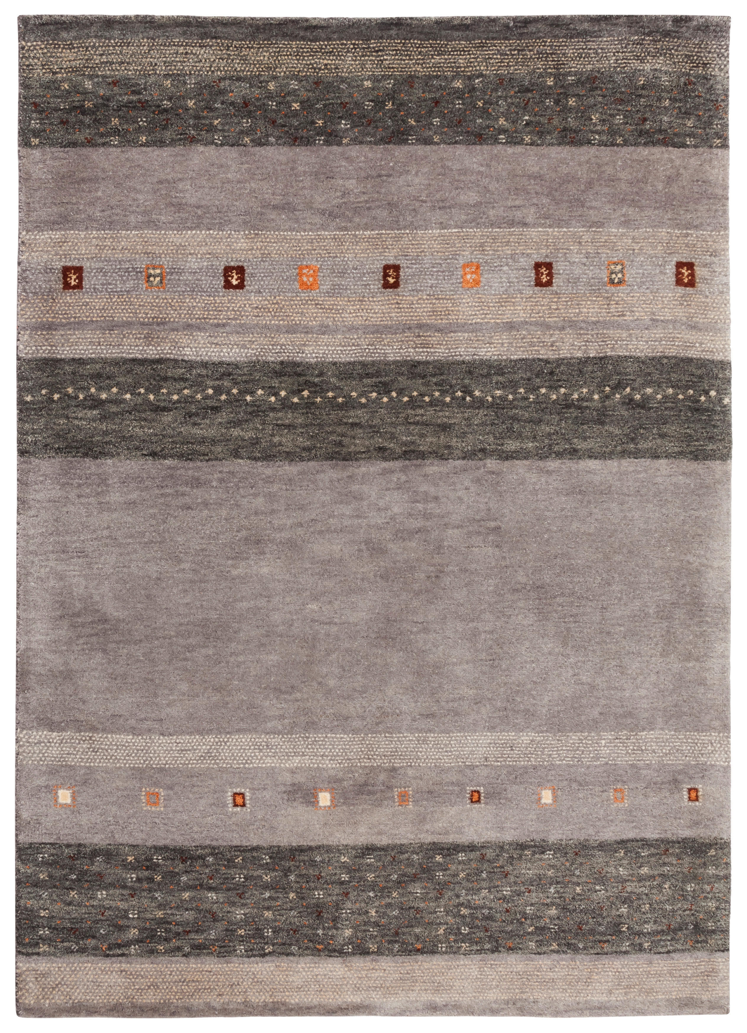 WOLLTEPPICH 120/180 cm Grau  - Grau, Design, Textil (120/180cm) - Cazaris