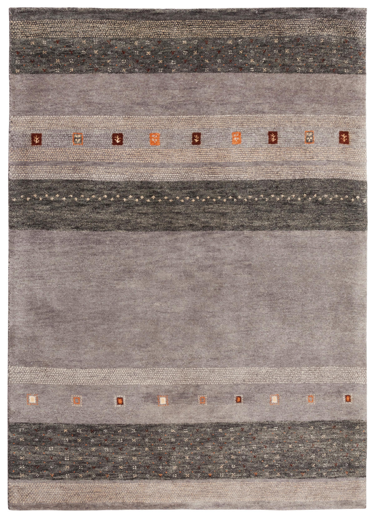 WOLLTEPPICH 120/180 cm Grau  - Grau, Design, Textil (120/180cm) - Cazaris