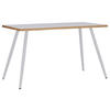 SCHREIBTISCH 110/80/70 cm  in Weiss, Honigeiche  - Honigeiche/Weiss, Design, Holzwerkstoff/Metall (110/80/70cm) - MID.YOU
