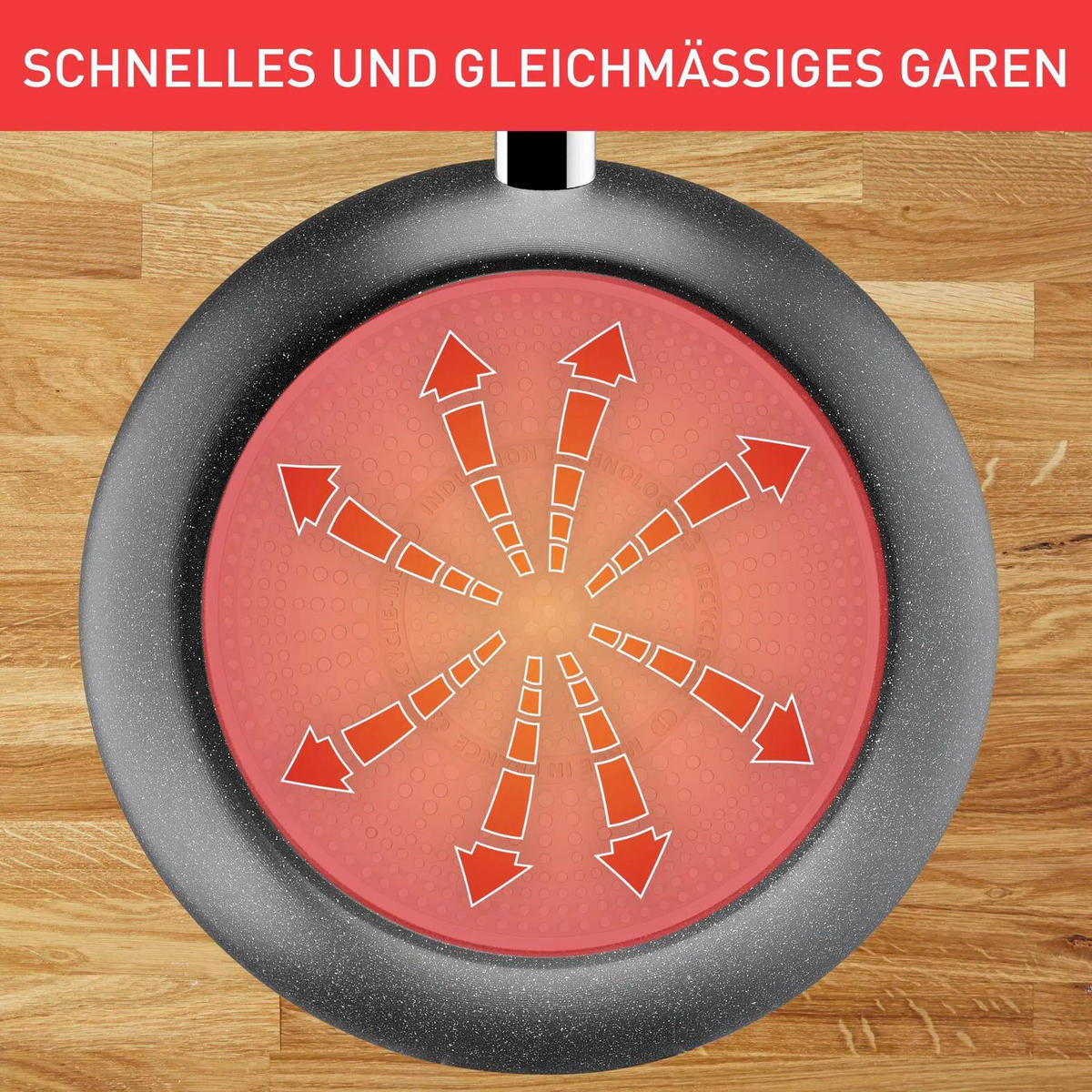 PFANNENSET Dark Essential Aluminium 2-teilig  - Schwarz, Basics, Metall (24 / 28cm) - Tefal
