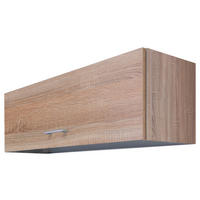 KÜCHENOBERSCHRANK 100/32/32 cm  in Sonoma Eiche  - Alufarben/Sonoma Eiche, KONVENTIONELL, Holzwerkstoff/Kunststoff (100/32/32cm) - FlexWell