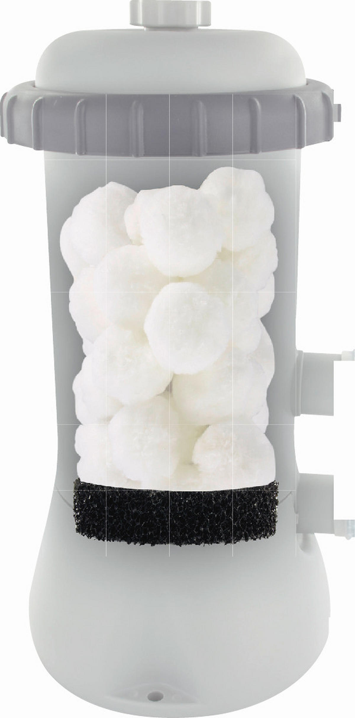 FILTERPUMPE 2024  - Weiß, KONVENTIONELL, Kunststoff (19,3/12,4/35cm) - Gre