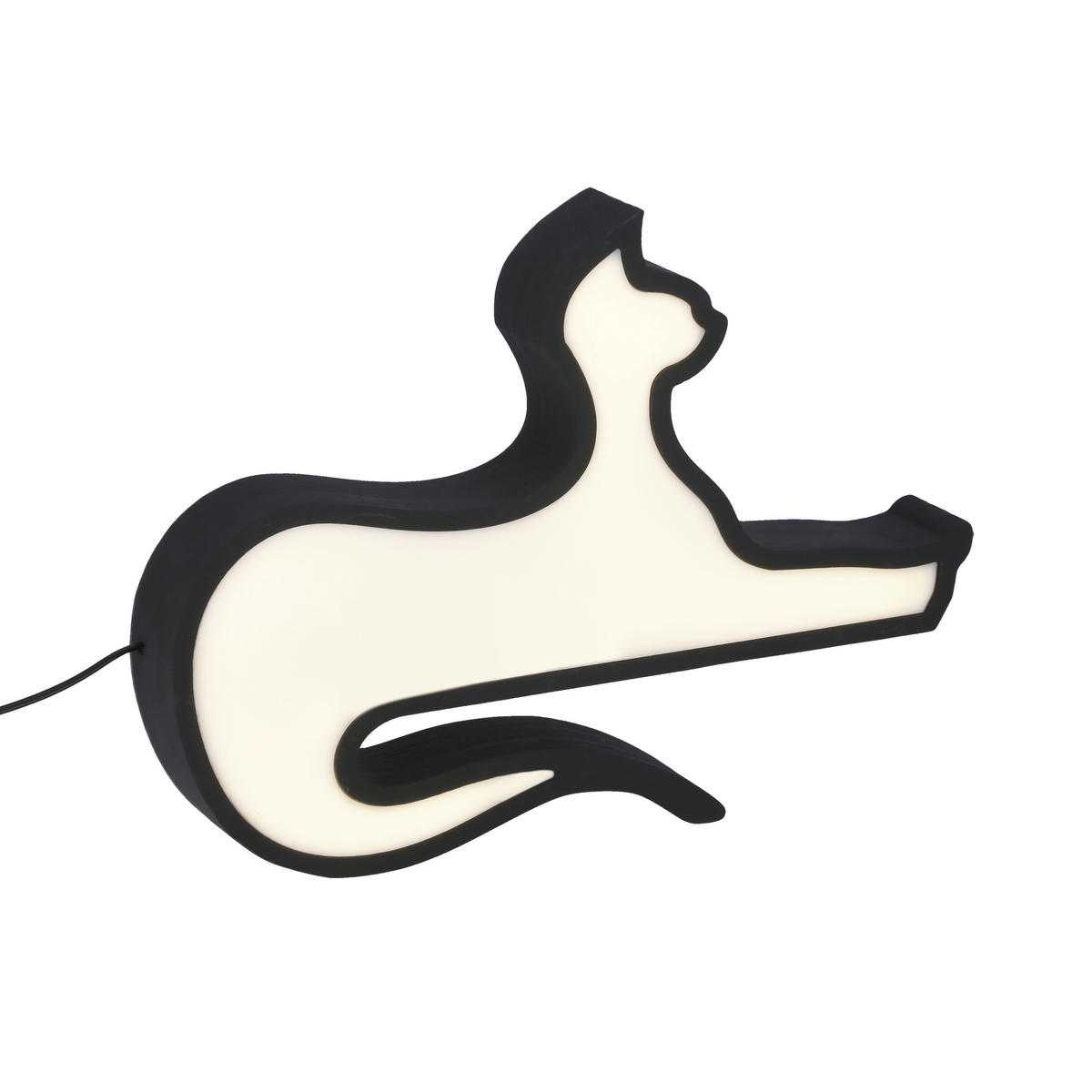 BORDSLAMPA FÖR BARN - svart, Basics, trämaterial/plast (28.5/3.5/20.5cm)