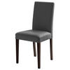 STUHL  in Lederlook Textil  - Buche Kolonial/Grau, KONVENTIONELL, Holz/Textil (44/92/57cm) - Carryhome