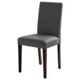 STUHL  in Lederlook Textil  - Buche Kolonial/Grau, KONVENTIONELL, Holz/Textil (44/92/57cm) - Carryhome