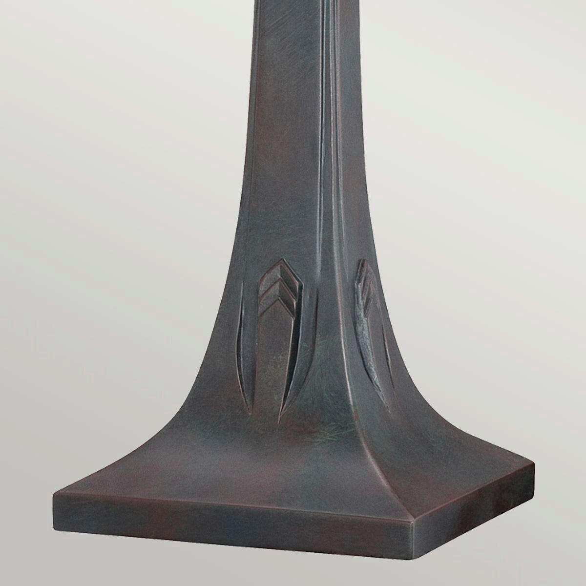 TISCHLEUCHTE - Dunkelbraun/Multicolor, Konventionell, Glas/Naturmaterialien (40.6/63,1cm) - Elstead Lighting