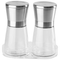 SALT- OCH PEPPARKVARN    - stålfärgad, Basics, metall/glas - Homeware Profession.