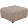 SOFAELEMENT Struktur Beige  - Beige/Schwarz, Design, Holz/Kunststoff (84/48/84cm) - MID.YOU