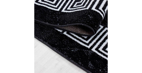 WEBTEPPICH 140/200 cm Plus Schwarz  - Schwarz, Basics, Textil (140/200cm) - Novel