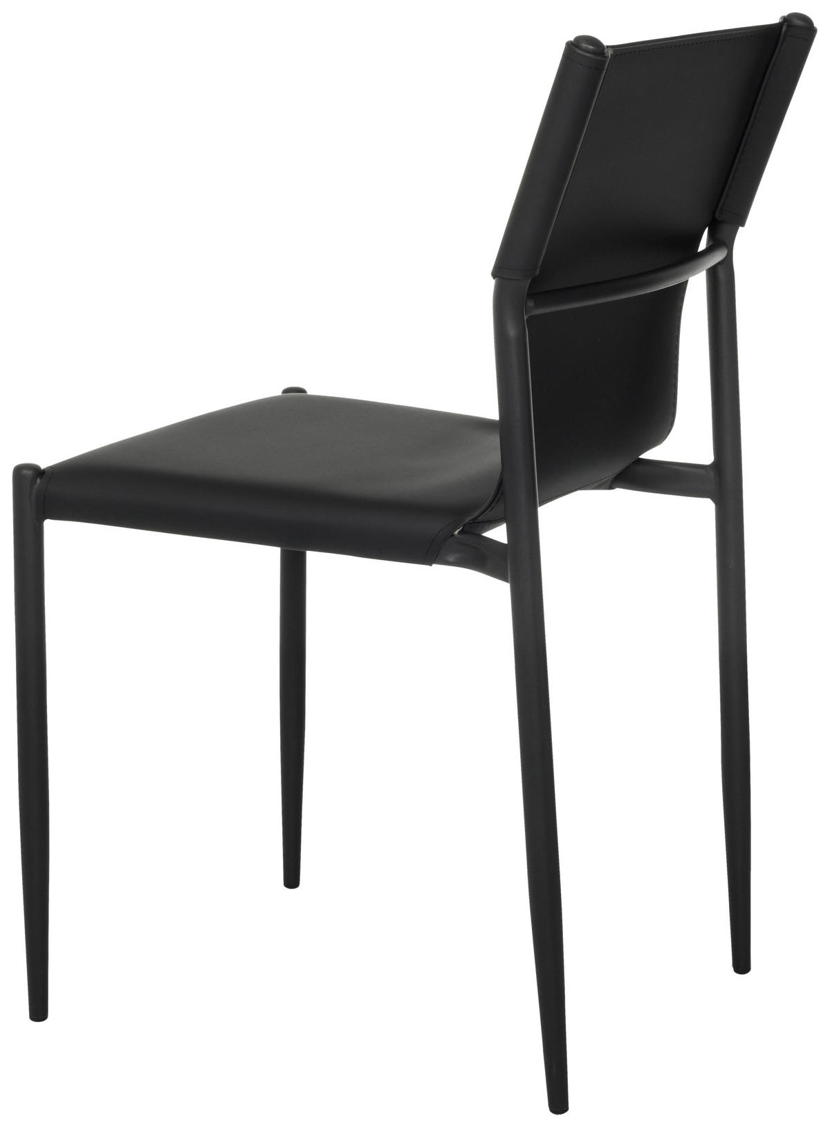 KONFERENČNÍ ŽIDLE - černá, Moderní, kov/kůže (44/82/52cm) - MID.YOU