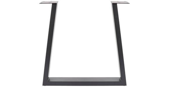 TISCHGESTELL in Metall 73/17/74 cm - Anthrazit, Design, Metall (73/17/74cm) - Waldwelt