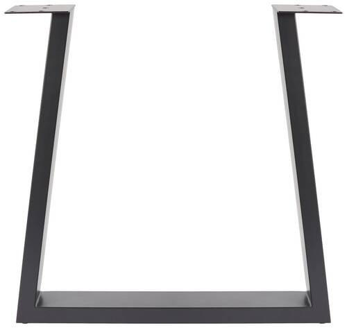 TISCHGESTELL in Metall 73/17/74 cm   - Anthrazit, Design, Metall (73/17/74cm) - Waldwelt