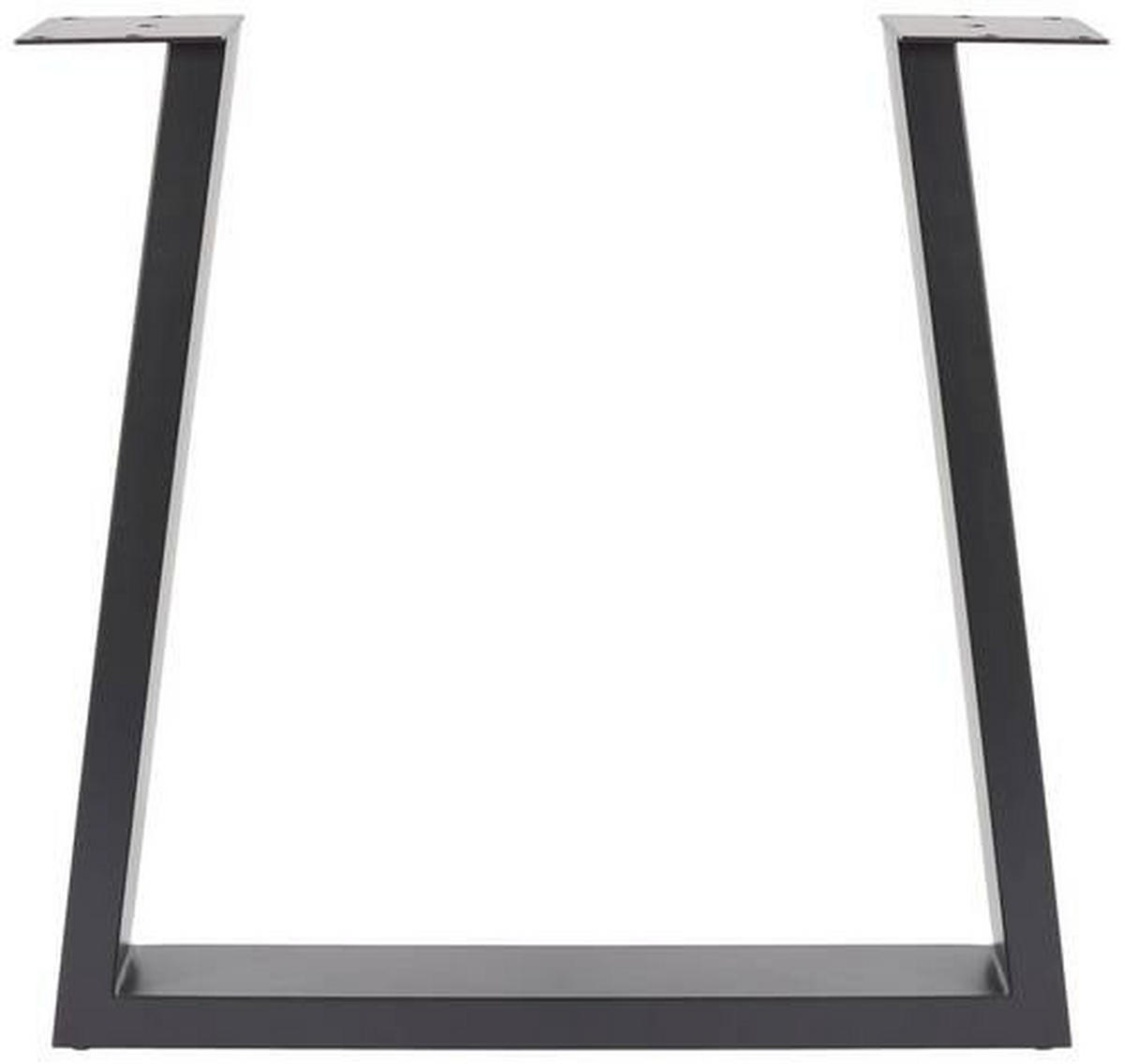 TISCHGESTELL - Anthrazit, Design, Metall (73/17/74cm) - Waldwelt