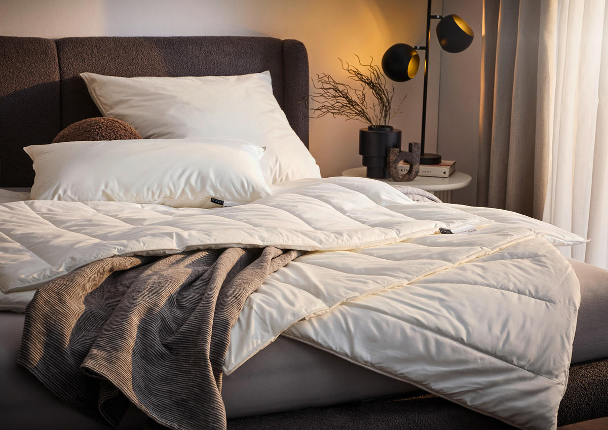 GANZJAHRESDECKE  Vegan Dream  135/200 cm   - Weiß, Basics, Textil (135/200cm) - Centa-Star
