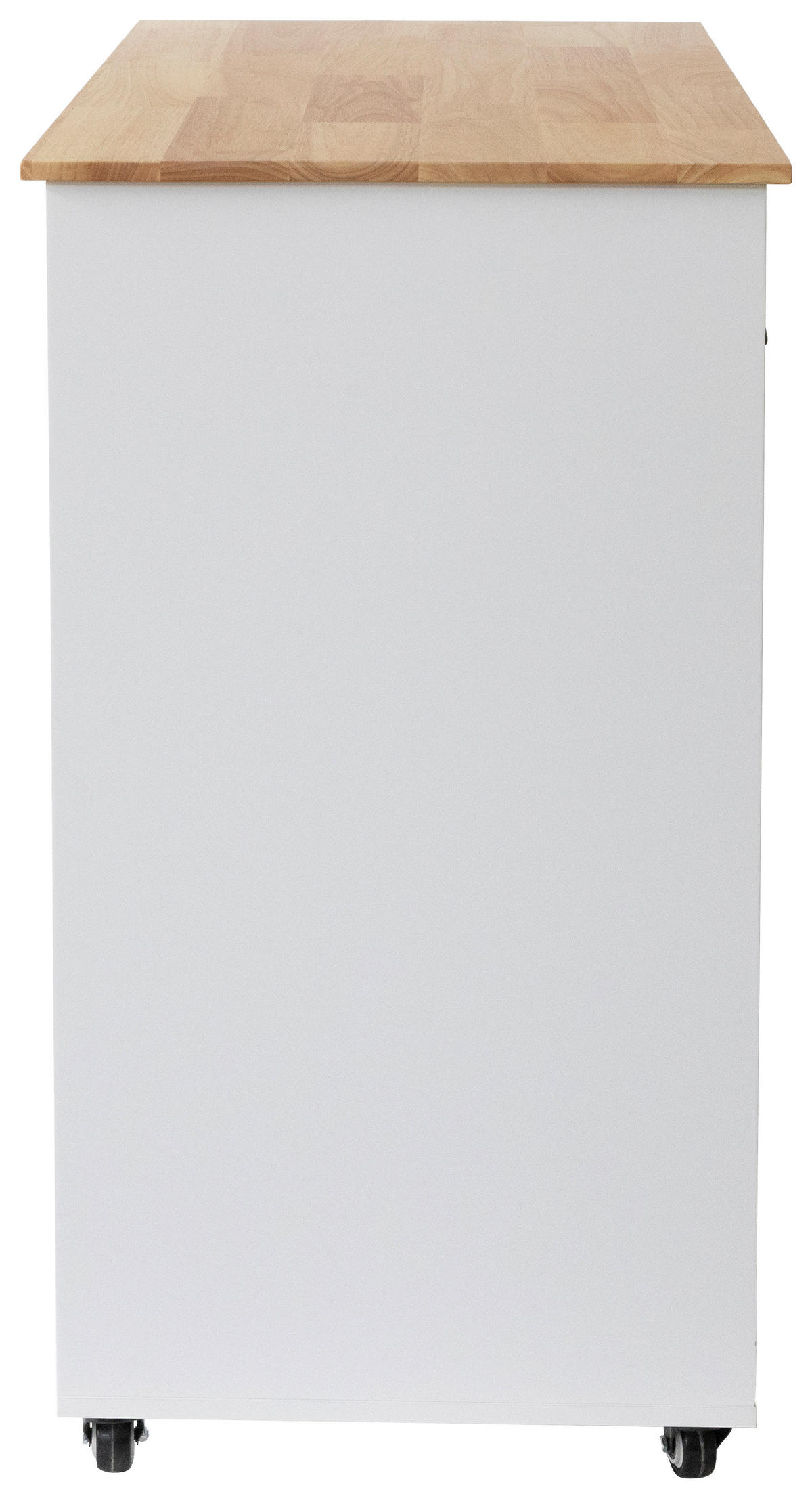 SERVIERWAGEN in Weiß  - Schwarz/Weiß, Basics, Holz/Holzwerkstoff (82/94/47cm) - MID.YOU