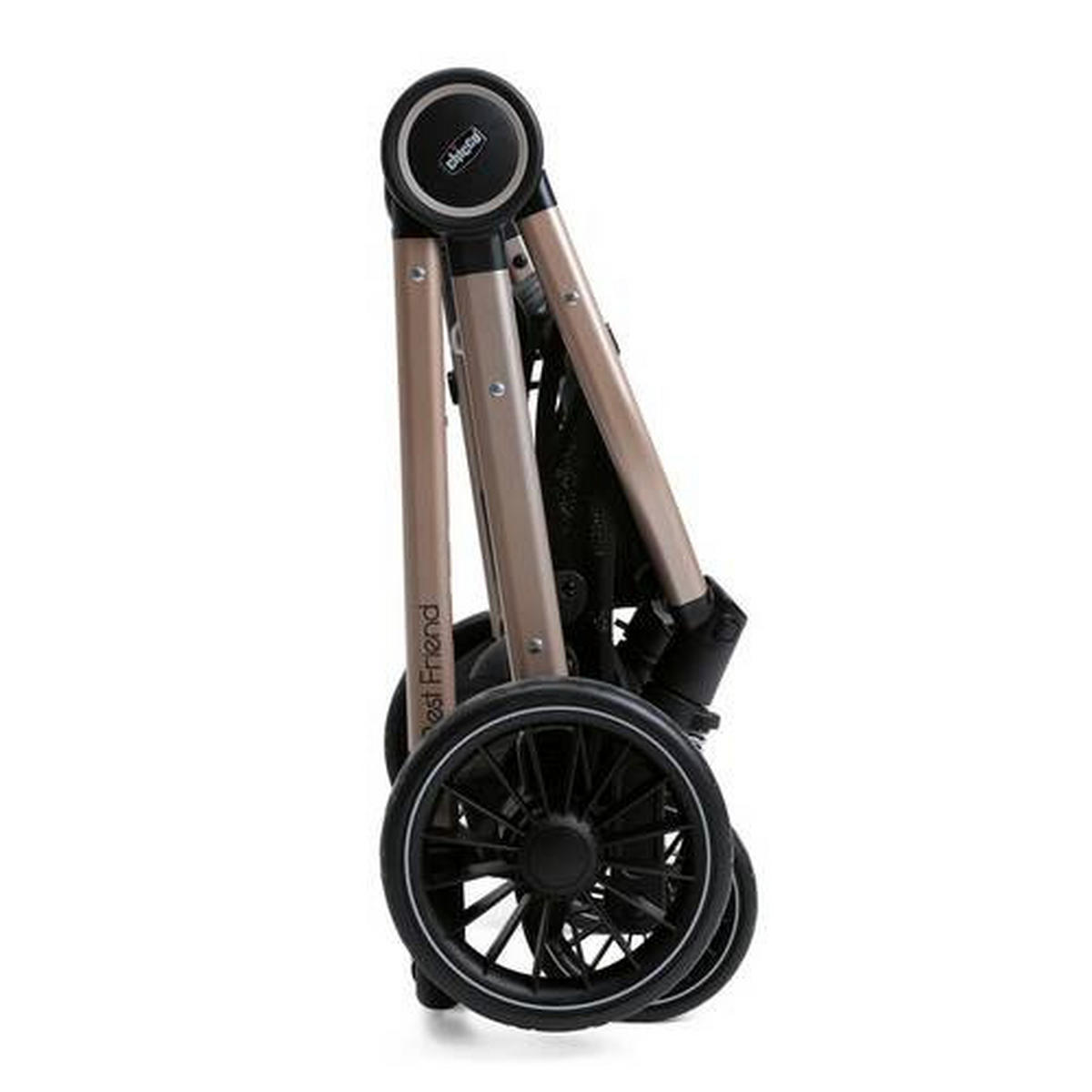 KINDERWAGEN  BEST FRIEND PRO  Black Re Lux  - Schwarz, Basics, Textil/Metall (60/95/106cm) - Chicco