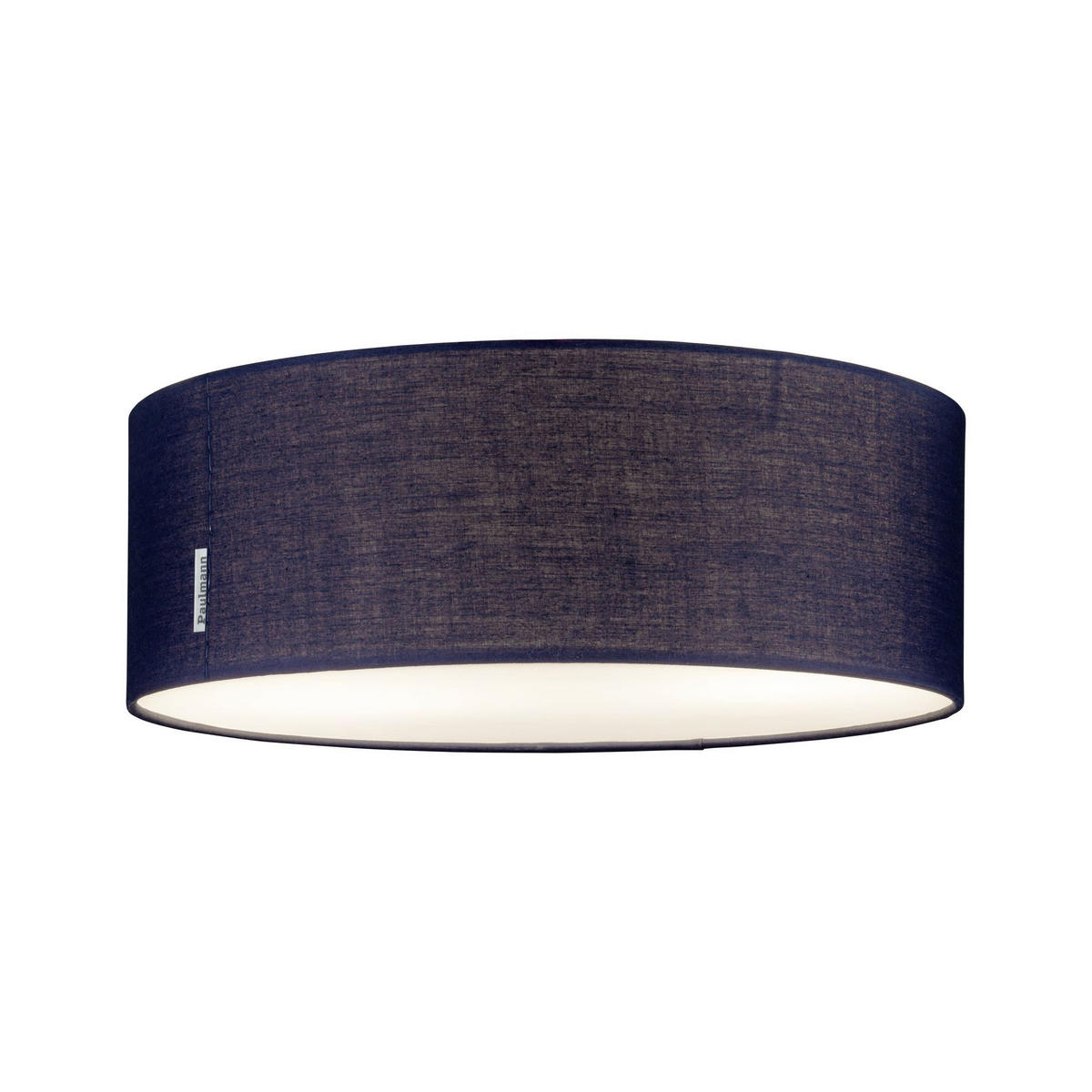 DECKENLEUCHTE 38/13 cm   - Dunkelblau, Basics, Textil (38/13cm) - Paulmann