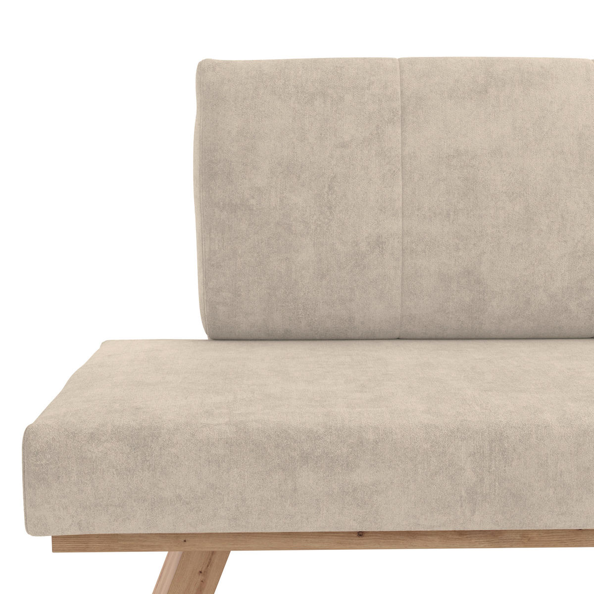 ECKBANK 185/150 cm Webstoff Beige   - Eichefarben/Beige, KONVENTIONELL, Textil (185/150cm) - Livetastic