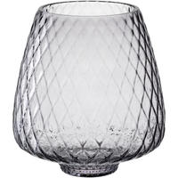 WINDLICHT - Grau, Basics, Glas (18/20/18cm) - Leonardo