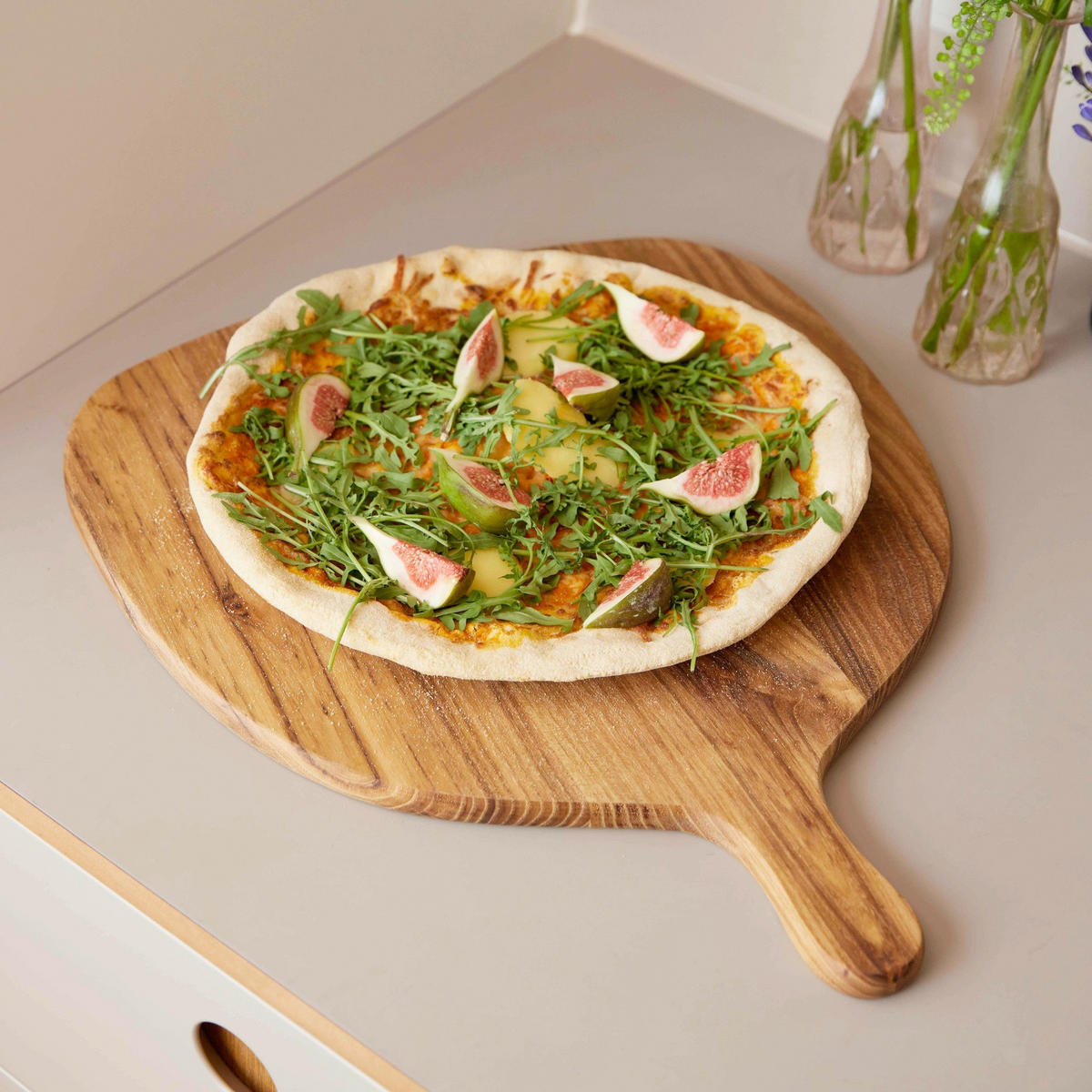 SERVIERPLATTE RAW TEAK  - Teakfarben, Basics, Holz (46/37,8/1,5cm)