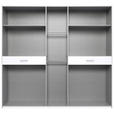 DREHTÜRENSCHRANK  in Graphitfarben, Sahara  - Schwarz/Graphitfarben, KONVENTIONELL, Holzwerkstoff/Kunststoff (225/208/58cm) - Carryhome
