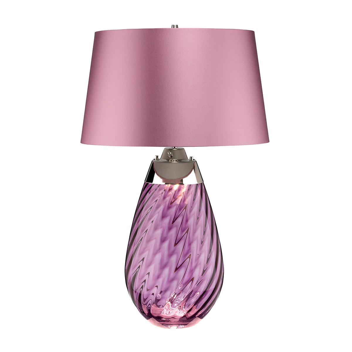 TISCHLEUCHTE 46/74 cm   - Violett, KONVENTIONELL (46/74cm) - Elstead Lighting