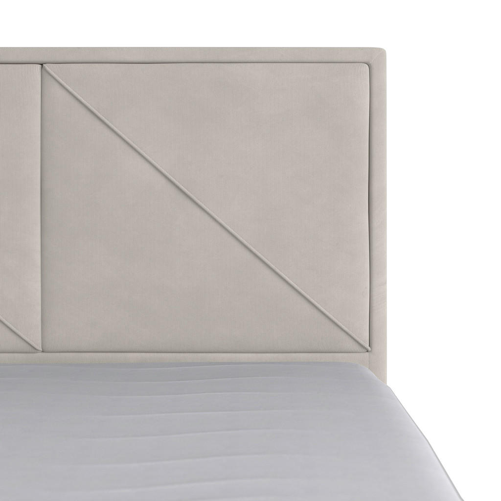 Thumbnail - Mid.you Boxspringbett, Creme, Textil, teilmassiv, Hartholz, H2 + H3, Höhe ca. 20 cm, 180x200 cm, Bettkasten, Schlafzimme...