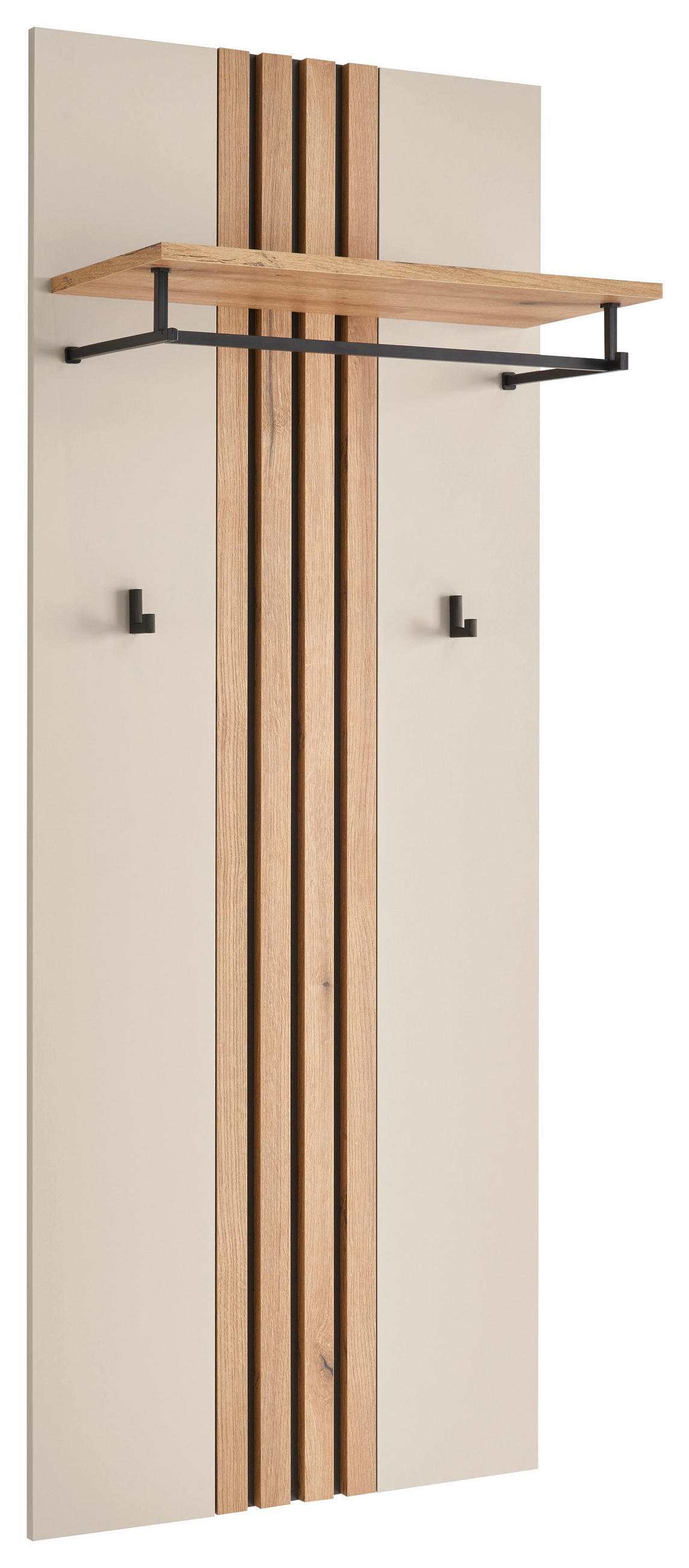 Xora ŠATNÍ PANEL, barvy dubu, kašmírová, 60/151/30 cm