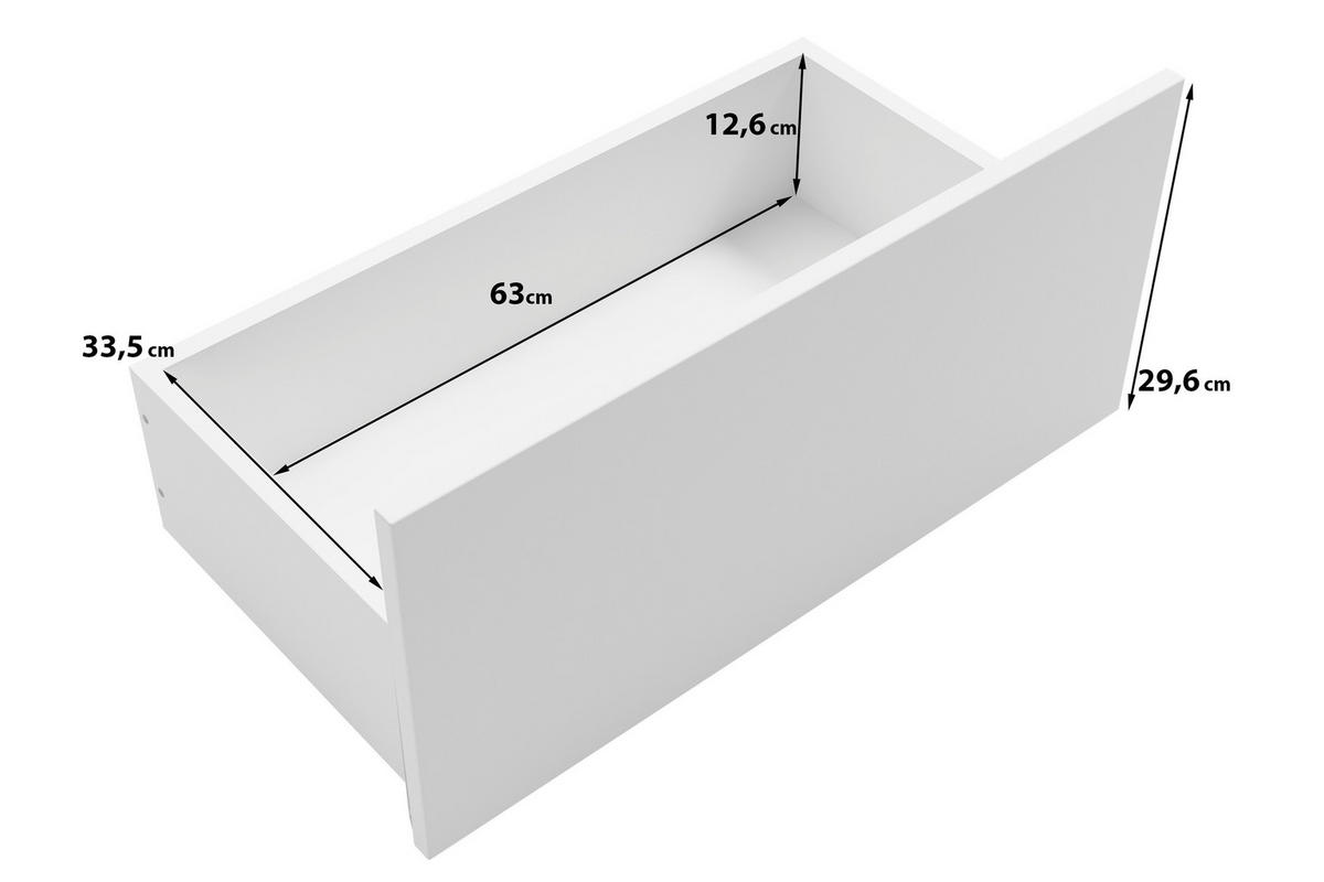 LOWBOARD  in 180/69,4/39 cm  - Goldfarben/Schwarz, Trend, Holzwerkstoff/Kunststoff (180/69,4/39cm) - Livetastic