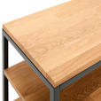 LOWBOARD  in 120/90/35 cm  - Eichefarben/Schwarz, Trend, Holz/Metall (120/90/35cm) - Landscape