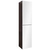 HOCHSCHRANK 40/180/35 cm  - Chromfarben/Graphitfarben, KONVENTIONELL, Glas/Holzwerkstoff (40/180/35cm) - Xora