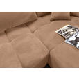 ECKSOFA Rosa Plüsch Zierkissen, Rückenkissen, Bettkasten, Schlaffunktion, Rücken echt, Liegefläche im Originalstoff  - Schwarz/Rosa, KONVENTIONELL, Kunststoff/Textil (253/192cm) - Carryhome