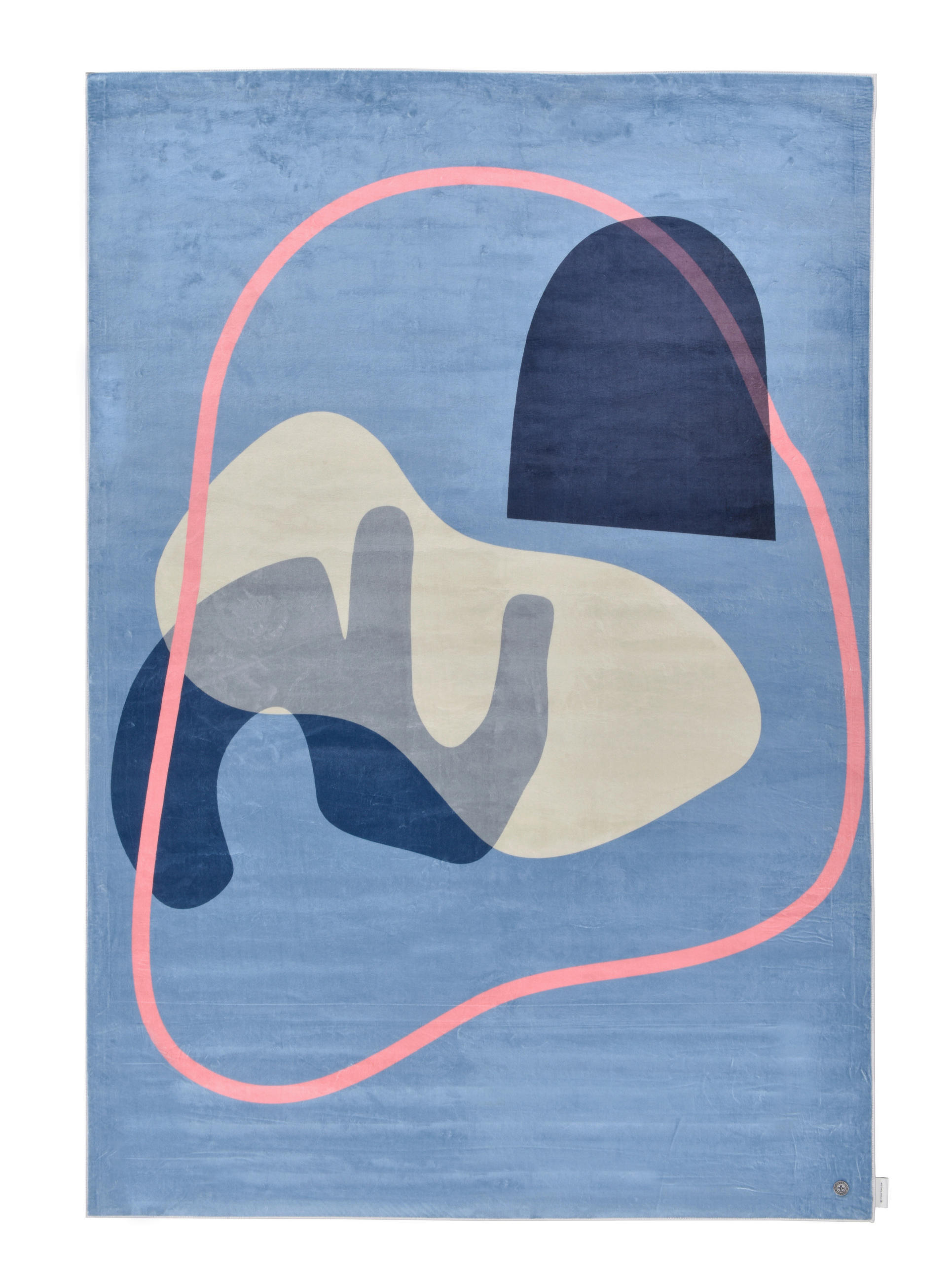 WEBTEPPICH 140/200 cm SHAPES - FIVE Multicolor, Dunkelblau  - Multicolor/Dunkelblau, Design, Textil (140/200cm) - Tom Tailor
