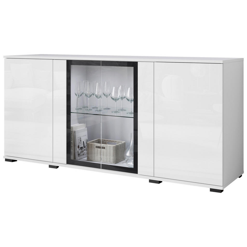 Kommode Caro Weiß B: 150 cm