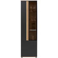 VITRINE Anthrazit  60,6/213,1/42 cm  - Anthrazit, Design, Glas/Holz (60,6/213,1/42cm) - Dieter Knoll