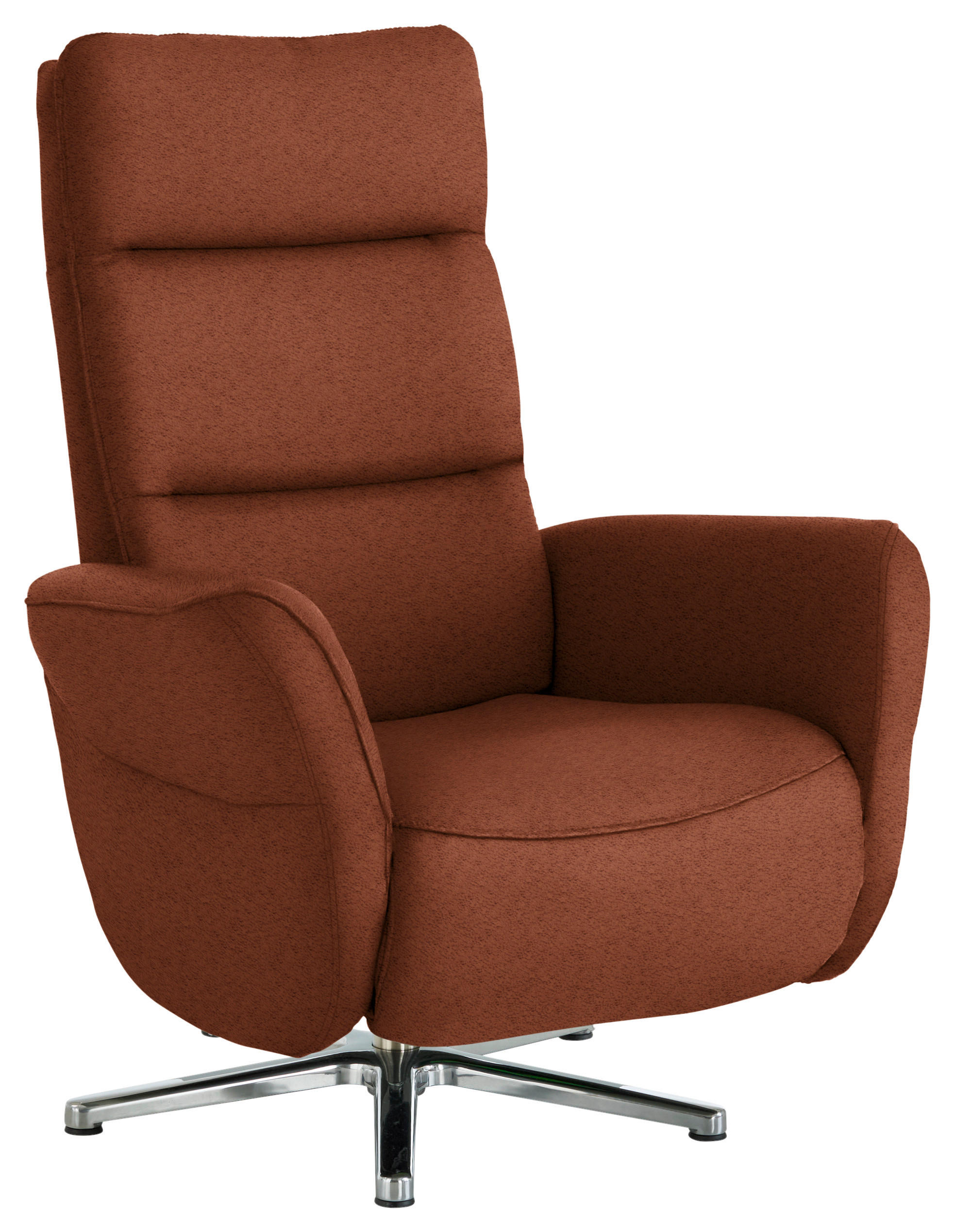 RELAXSESSEL Textil Kupferfarben  - Chromfarben/Kupferfarben, Design, Textil/Metall (78/113/83cm) - Beldomo Speed