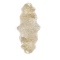 OVČIA KOŽUŠINA, 60/180 cm, prírodná farba - prírodná farba, Basics, kožušina (60/180cm)