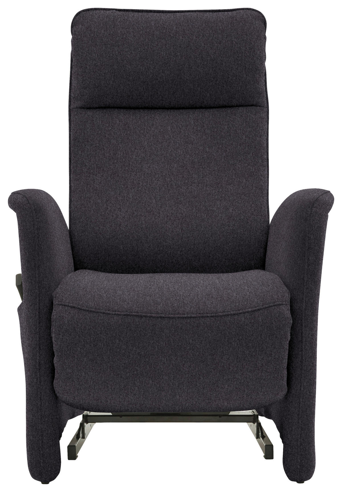 FERNSEHSESSEL in Chenille Anthrazit  - Anthrazit, Konventionell, Textil (79/114/87-176cm) - Valdera