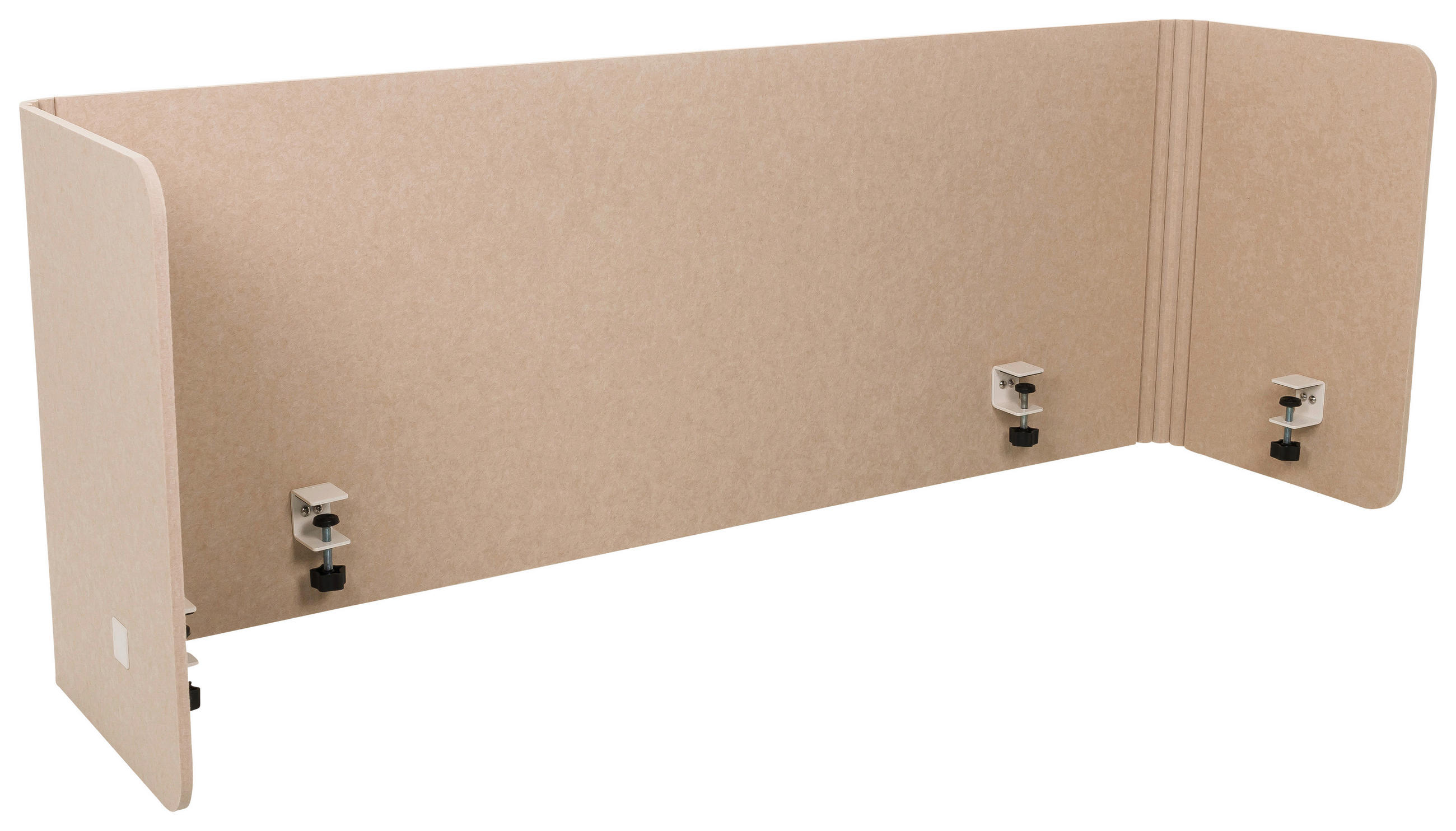 TRENNWAND Textil, Metall, Kunststoff Beige  - Beige, Basics, Kunststoff/Textil (160/40/2cm) - MID.YOU