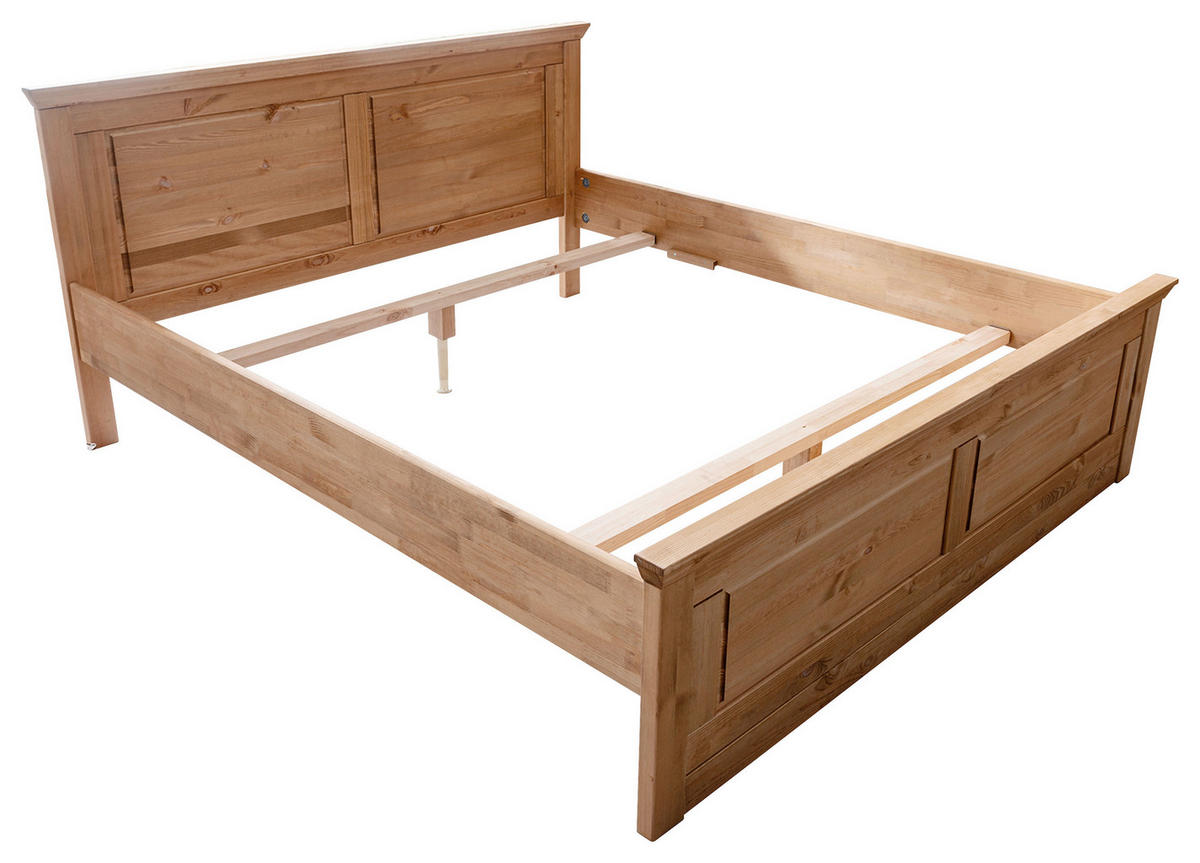 BETT 180/200 cm  in Eichefarben  - Eichefarben, KONVENTIONELL, Holz (180/200cm) - Livetastic