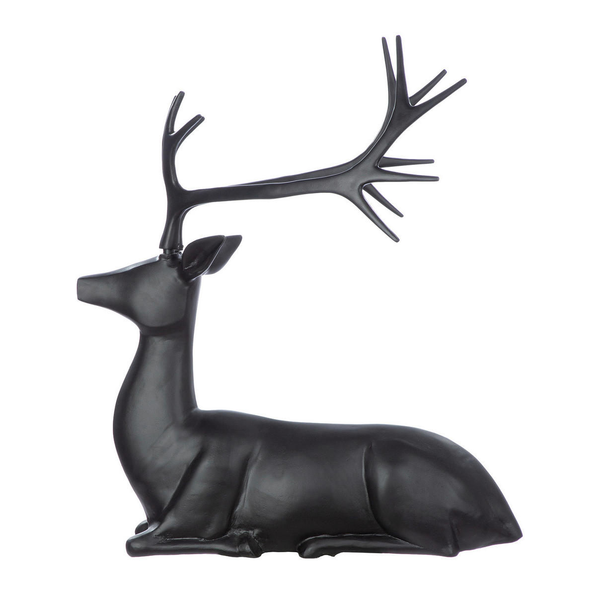 DEKOHIRSCH - Schwarz, Basics, Metall (64/83/41cm)