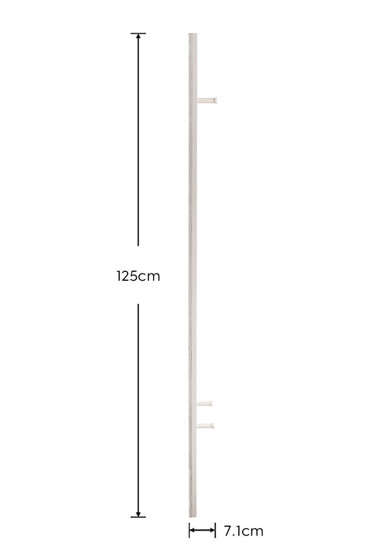 GARDEROBENPANEEL  in 50/125/7 cm  - Sandfarben, MODERN, Holzwerkstoff/Textil (50/125/7cm)