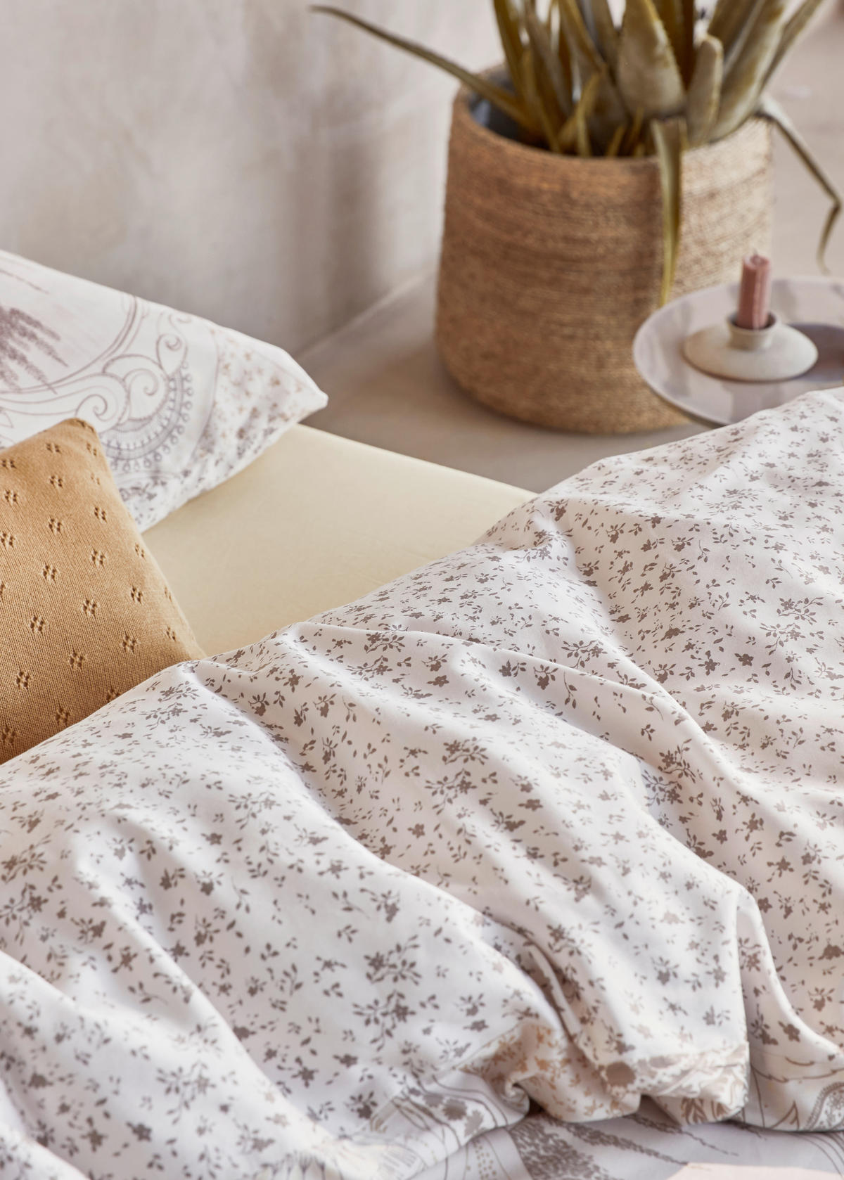 WENDEBETTWÄSCHE SS22 Satin  - Lila, KONVENTIONELL (155/220cm) - Essenza