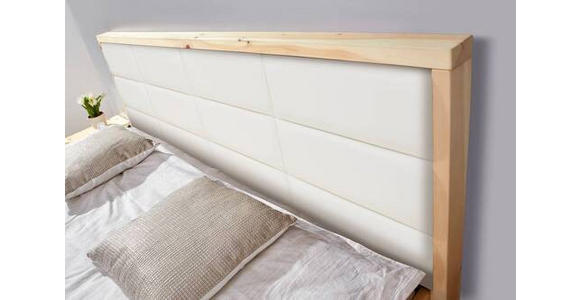 SCHWEBETÜRENSCHRANK in Weiß, Zirbelkieferfarben - Zirbelkieferfarben/Weiß, Natur, Glas/Holz (300/225/65cm) - Valnatura