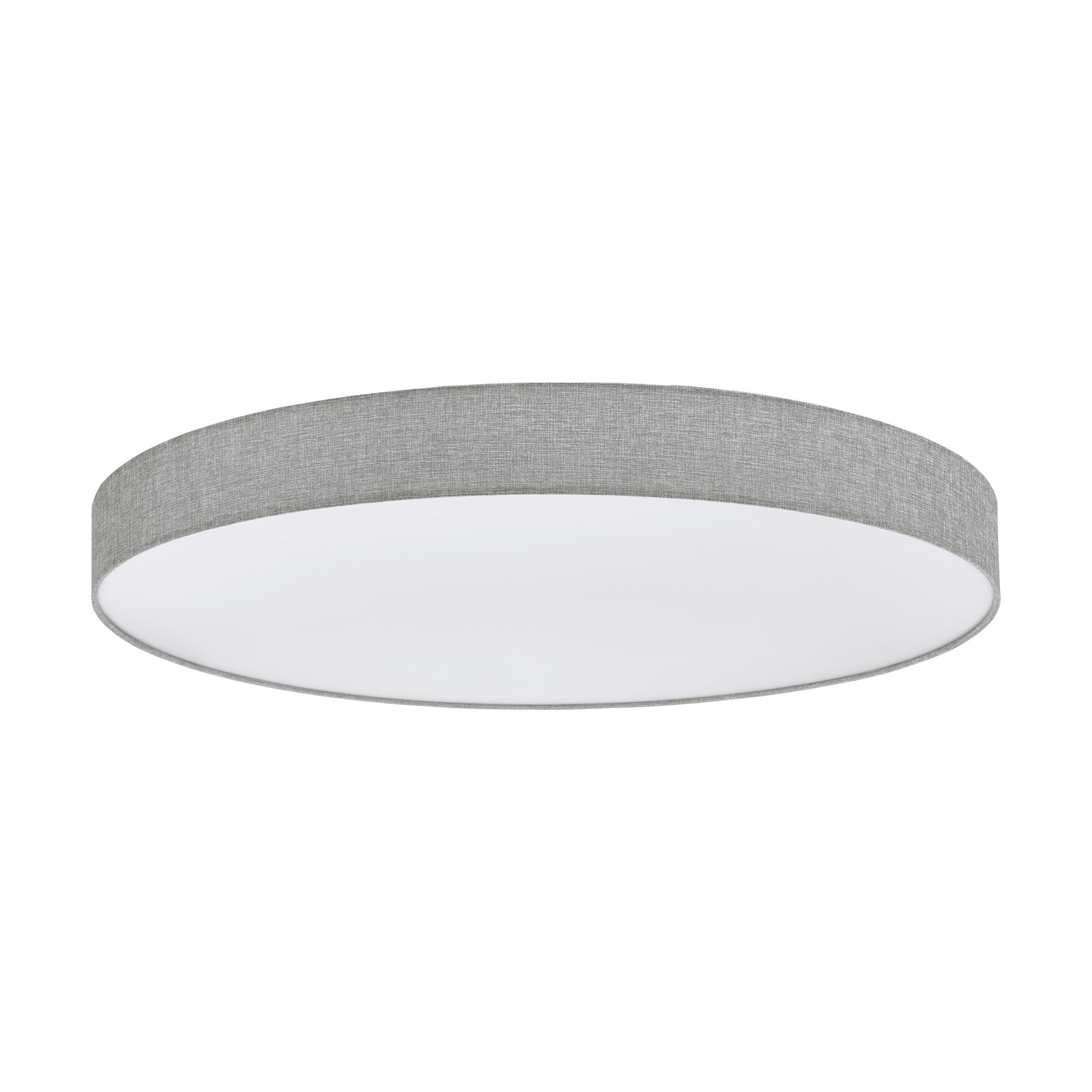 LED-DECKENLEUCHTE Romaro-Z 57/15 cm   - Weiß/Grau, Basics, Kunststoff/Textil (57/15cm) - Eglo