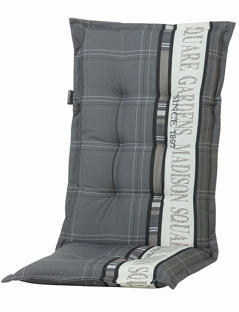 SESSELAUFLAGE in Grau Schriftzug  - Grau, KONVENTIONELL, Textil (50/8/123cm) - Ambia Garden